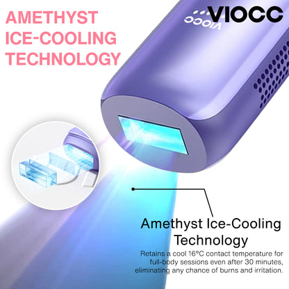 VIOCC™ Amethyst Ice IPL Laser Hair Removal Device