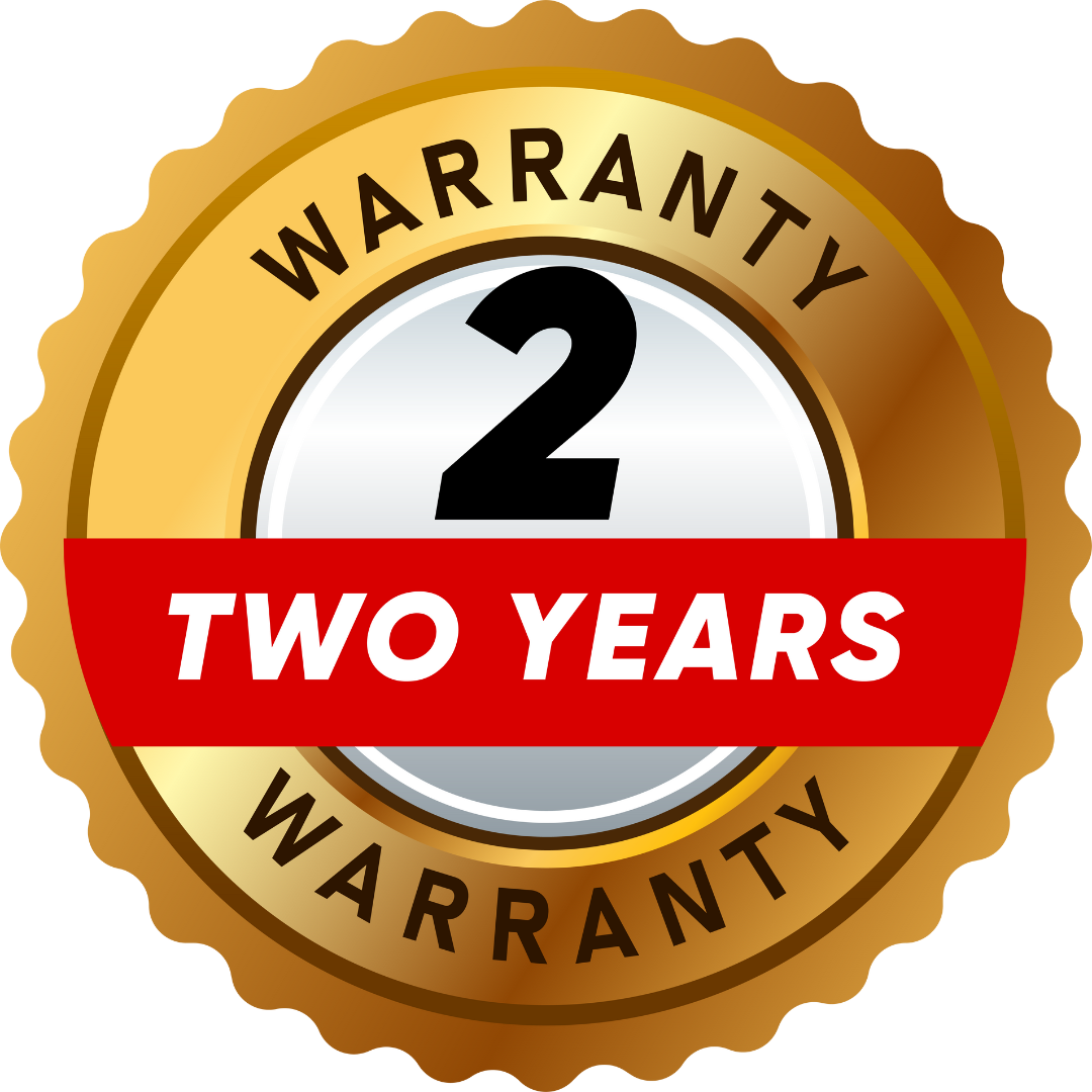 2-Year Warranty